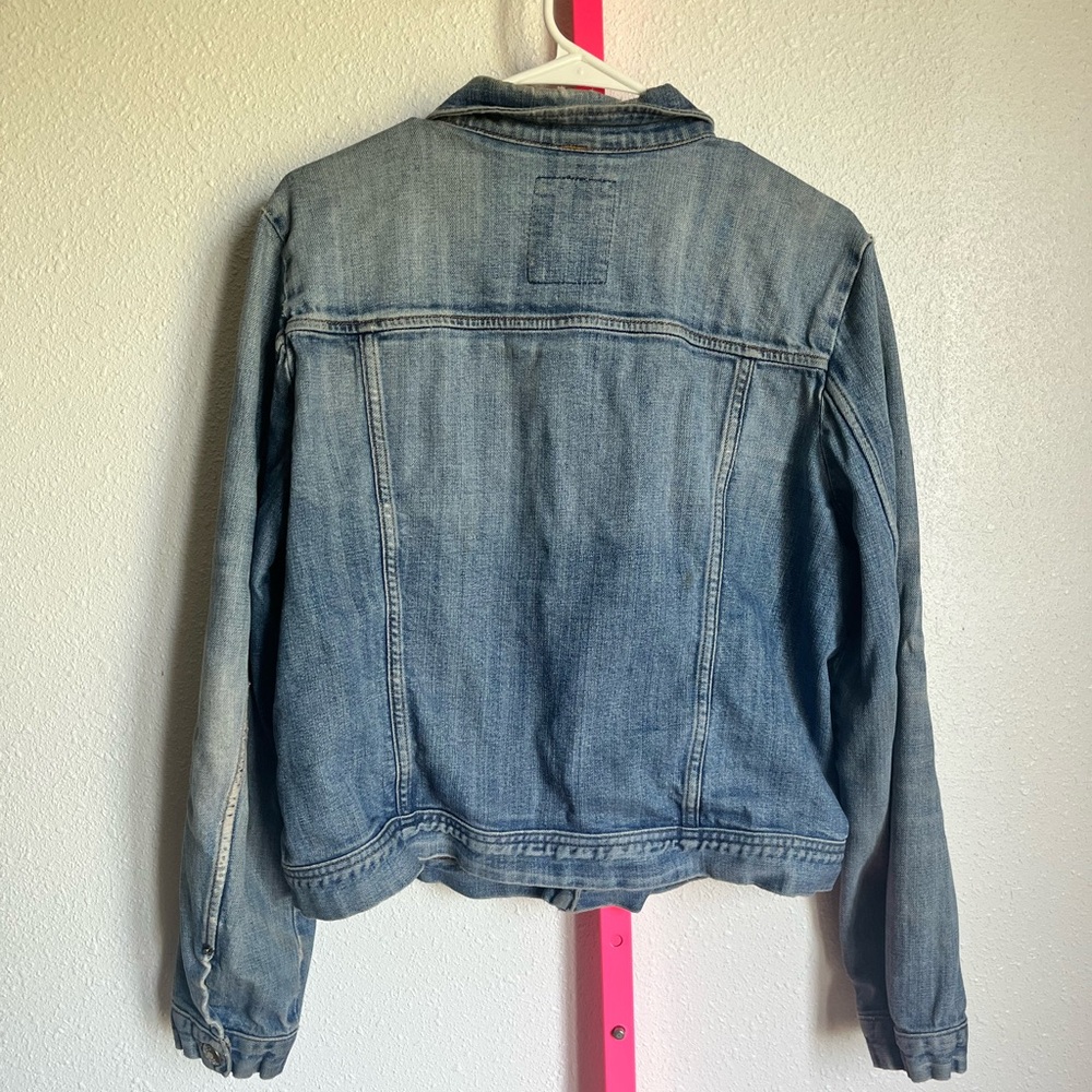 Denim cargo jean jacket - Picture 4 of 4